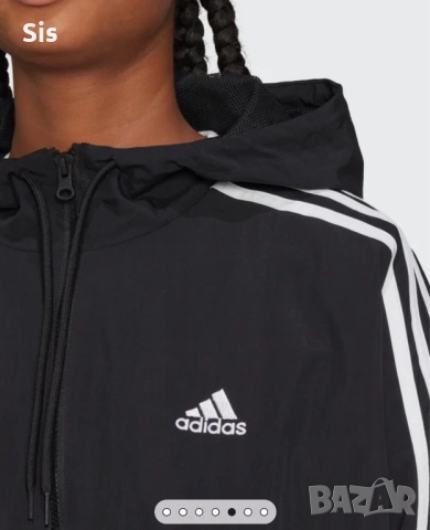 Дамско яке/ветровка- Adidas, снимка 4 - Якета - 52147009