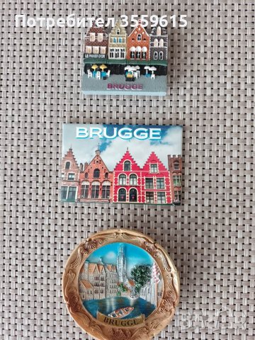 магнит от Бруж , Белгия, колекционерски магнити