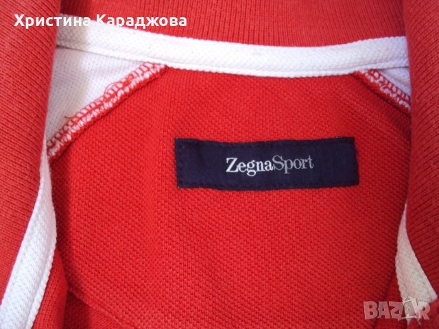 Мъжки блузи с къс ръкав- Zegna Sport, Brooks Brothers - 2 броя, снимка 6 - Блузи - 33909478