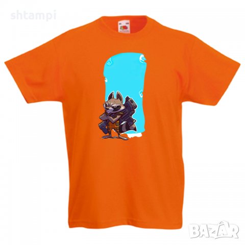 Детска тениска Marvel Rocket Racoon 1 Игра,Изненада,Подарък,Геймър,, снимка 7 - Детски Блузи и туники - 36716859