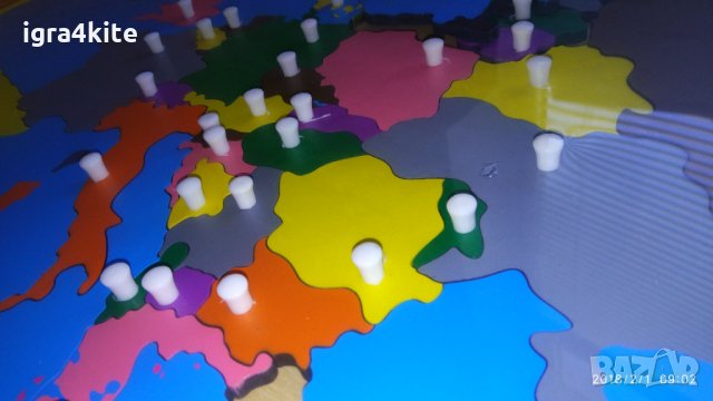 Монтесори пъзел Дървена карта на Европа със всички държави ВСИЧКИ ДЪРВЕНИ ИГРАЧКИ, снимка 2 - Образователни игри - 32027830