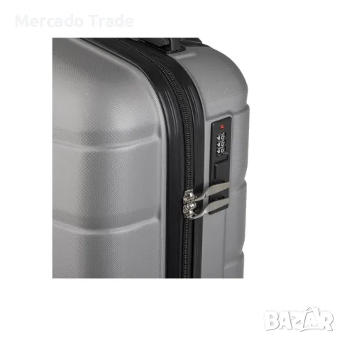 Куфар за ръчен багаж Mercado Trade, 58л., Сив, снимка 4 - Куфари - 49120280