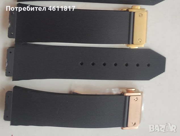 Каишки за часовник HUBLOT 26-19мм, снимка 4 - Каишки за часовници - 51988388