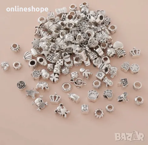 40 броя ТАЛИСМАНИ подходящи за гривни - ЦЕНАТА Е ЗА ВСИЧКИ, снимка 5 - Други - 49193979