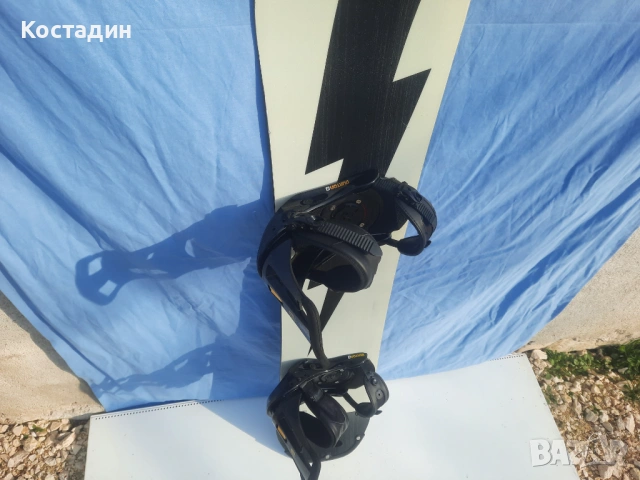 Сноуборд 158см. BURTON CUSTOM EXPERIENCE WIDE  CAMBER с автомати, снимка 4 - Зимни спортове - 53201081