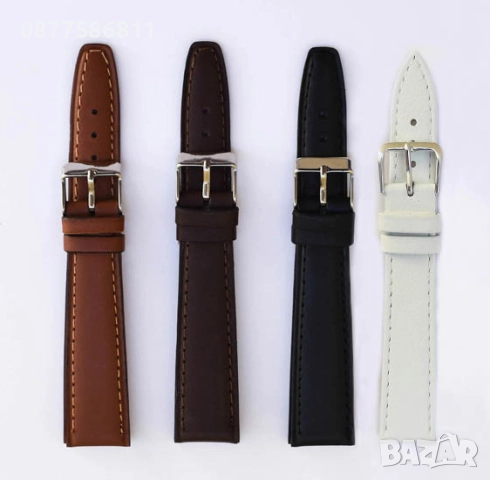 НОВА ЛУКСОЗНА ЗЕЛЕНА КАИШКА ЗА ЧАСОВНИК ОТ ЕСТЕСТВЕНА КОЖА.ЗЕЛЕНИ КАИШКИ ЗА ЧАСОВНИЦИ ZELENA KAISHKA, снимка 7 - Каишки за часовници - 51612159