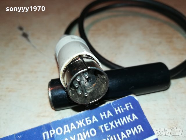 аудиокабел 60см мъжка 5-ца/и женска букса за голям жак 1512211933, снимка 4 - Други - 35153358