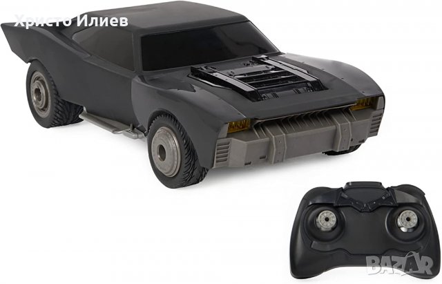 Батман Батмобил с дистанционно управление с турбо ускорение, снимка 2 - Коли, камиони, мотори, писти - 39361860