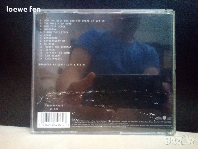 R E M - New Adventures In Hi Fi рем rem r e m, снимка 2 - CD дискове - 37647231