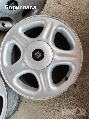 Алуминиеви джанти 4бр за Сеат 15" 4х100, снимка 5 - Гуми и джанти - 50046315