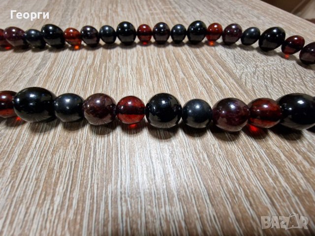 Уникална огърлица от Черен Турмалин,Червен Гранат,Шунгит и Чери Кехлибар , снимка 3 - Други - 38775203