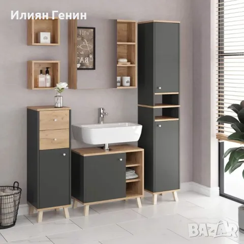 Рафт за баня  2 отделения, снимка 5 - Шкафове - 48216897