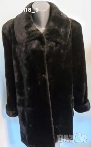 Два броя / Черно палто тип кожух "H&M" и UK / голям размер , снимка 14 - Палта, манта - 44207750