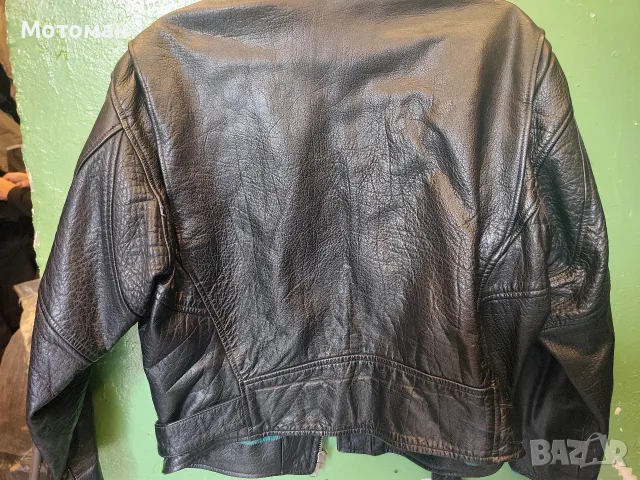 Винтидж кожено яке Berto Lucci, M, 1990, снимка 4 - Якета - 56268851