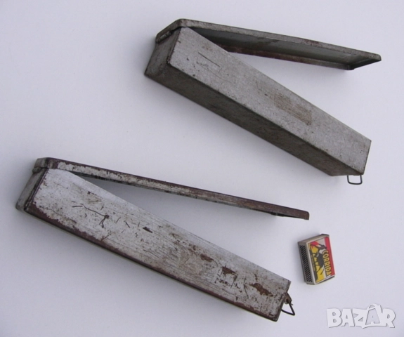 Оригинал Руски Метални КУТИИ 275x55x45 мм Куфарче СССР Органайзери Контейнери за Инструменти БАРТЕР, снимка 2 - Куфари с инструменти - 52013988