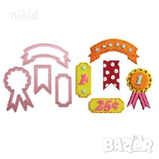 4 бр Етикет таг орден медал резци резец форми форма фондан декор 