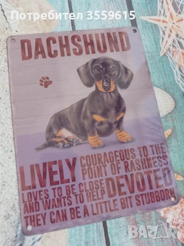 метална ретро табела с куче от Англия, снимка 2 - Колекции - 40525384
