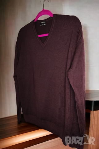 Massimo Dutty мъжки пуловер с V-образно деколте, 42, XL