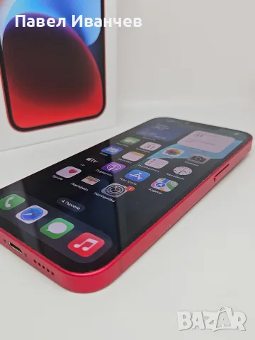 iPhone 14 Red 128GB 76% Кутия+Документи +2бр.кейсове, снимка 5 - Apple iPhone - 55886541