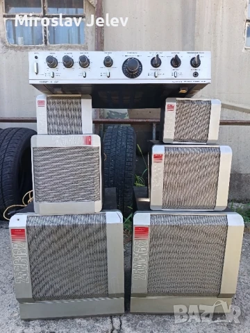 усилвател с тонколони , снимка 2 - Ресийвъри, усилватели, смесителни пултове - 51319326