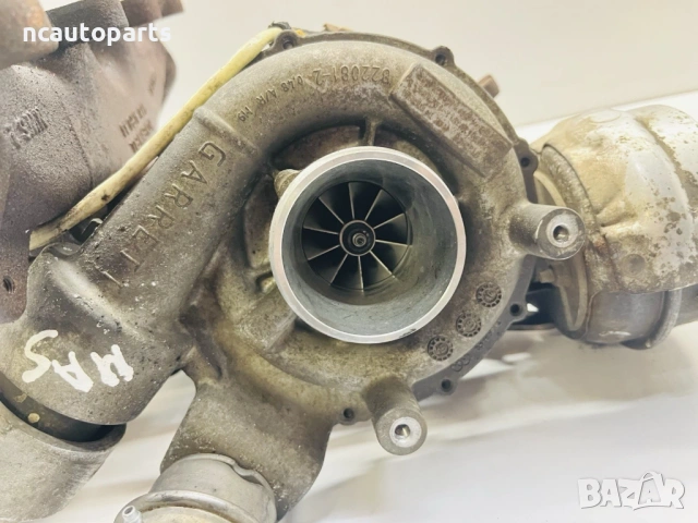 Двойно турбо за Renault Рено Мастер Опел Мовано Нисан Интерстар 2.3 дизел GARRETT H8201393211 2016, снимка 4 - Части - 53151355