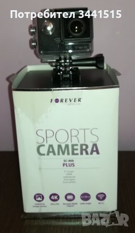 Спортна камера Action camera Forever SC-400 PLUS WiFi 4K Ultra HD SONY078 image sensor , снимка 2 - Спортна екипировка - 37410881