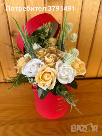 Абитуриентски кутии с цветя, снимка 6 - Декорация за дома - 54154677