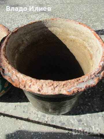 Саксии,сандъчета  и кашпи за цветя керамични и пластмасови употребявани, снимка 15 - Саксии и кашпи - 33150638