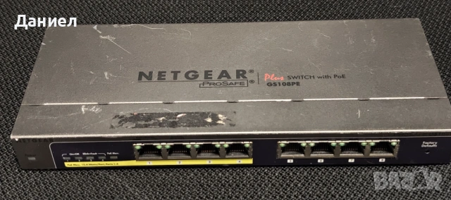 8 портови (4+4 PoE) суичове Netgear и TP-Link, снимка 10 - Суичове - 54315161