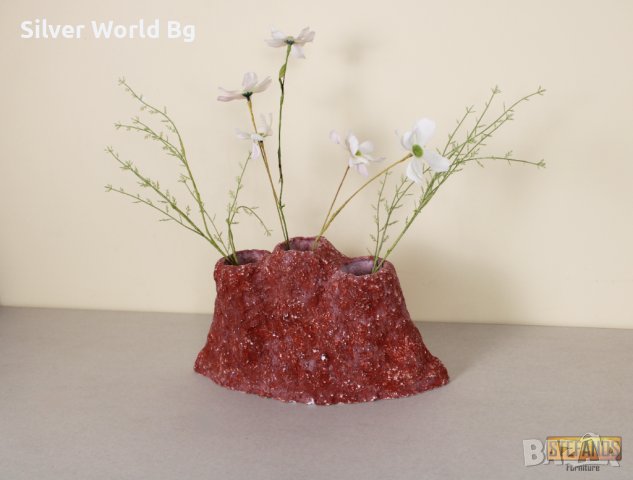 Ваза "Корал" тройна 3, снимка 3 - Вази - 37701522