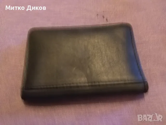 Калъвче за документи карти естестевена кожа 110х80мм, снимка 3 - Портфейли, портмонета - 49171860