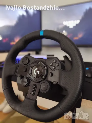 Геймърски волан Logitech G923 + Shifter за PS5/PS4/PC, снимка 2 - Джойстици и геймпадове - 55890351