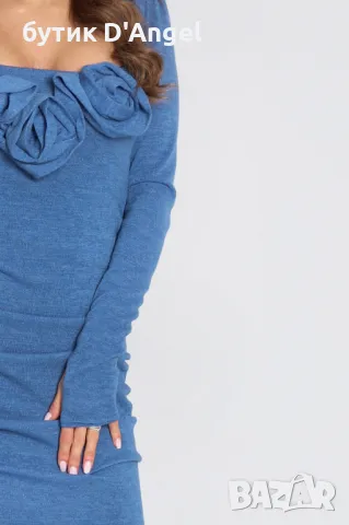 AVIN Рокля Roses are Blue, снимка 3 - Рокли - 49234163