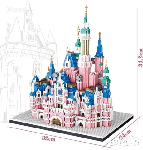 КОНСТРУКТОР ЗАМРЪЗНАЛОТО КРАЛСТВО"ВЪЛШЕБНИЯТ ЗАМЪКЪТ НА ПРИНЦЕСА ЕЛЗА" 139032, снимка 6 - Конструктори - 47493923