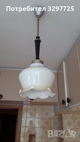 ✅Ретро абажури полилей от метал и дърво!, снимка 7 - Лампи за таван - 52537532