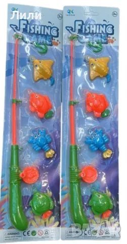 Детски занимателен риболовен комплект с въдица и морски обитатели, снимка 2 - Други - 48721659