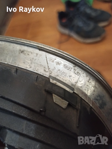 Дясна и лява решетка предна броня Saab 9-5, 5142831, снимка 4 - Части - 51492178