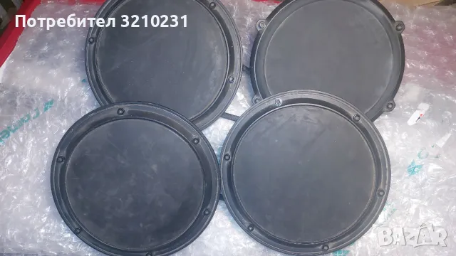 Падове за електронни барабани 4бр., снимка 2 - Ударни инструменти - 49976297