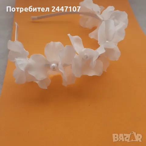 Диадема, снимка 3 - Сватбени аксесоари - 48736715