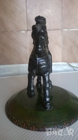 стара метална сататуетка, снимка 4 - Други ценни предмети - 40661422