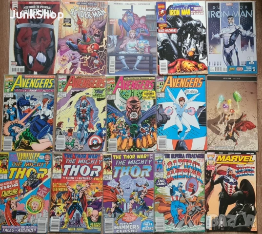 Ретро американски комикси Спайдърмен, Avengers, Капитан Америка, Тор, снимка 12 - Списания и комикси - 53280672