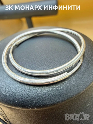 Сребърни обеци /925/, снимка 4 - Обеци - 54258604