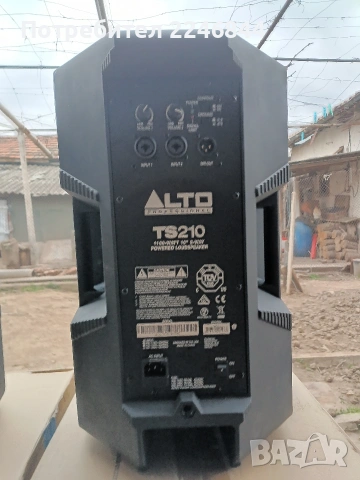 продавам активни тонколони ALTO TS210 – 10-инчови , снимка 2 - Тонколони - 53937487