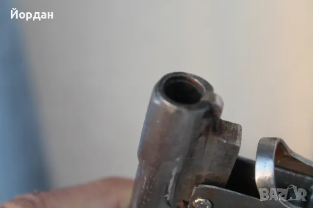 Стар пистолет в един екземпляр, снимка 12 - Антикварни и старинни предмети - 48720424