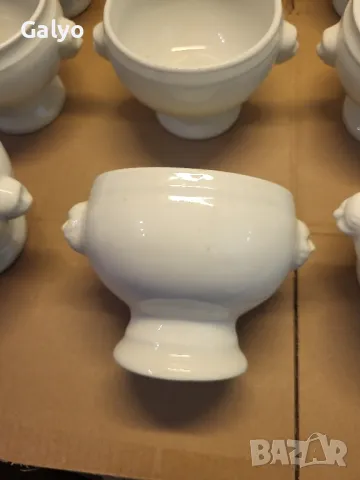 Купички за супа на столче Френски стил 400мл, снимка 4 - Чинии - 50353937