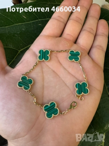 Гривни VCA VAN CLEEF 18k чисто злато 