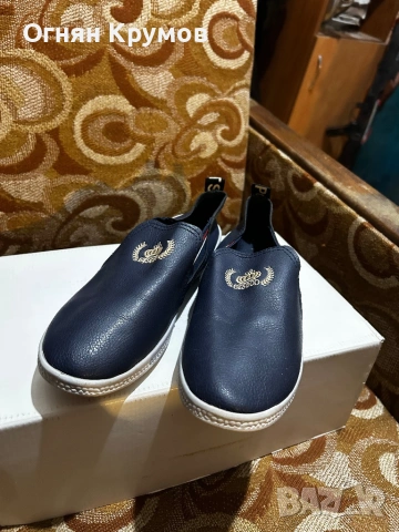 Дамски обувки slip-on №40 – сини, ежедневни