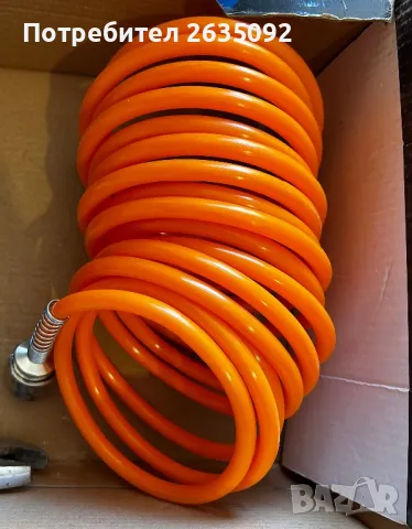 Маркуч за компресор 1/4", Ф 8 х Ф 12мм, 5м, снимка 2 - Компресори - 47654767