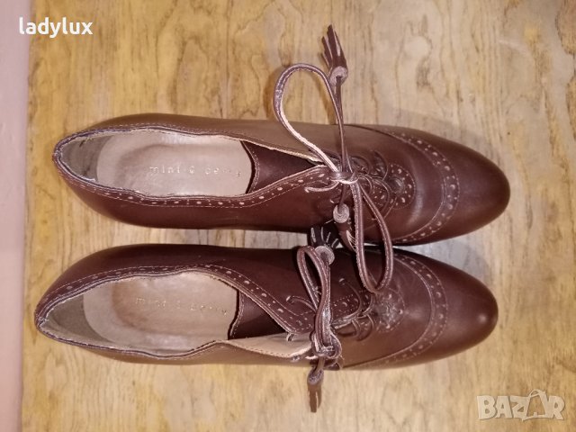 Mint & Berry, Естествена Кожа, Нови, 40-ти номер. Код 2028, снимка 6 - Дамски обувки на ток - 42867266