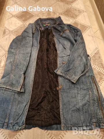 Дънково манто, снимка 4 - Палта, манта - 47405035